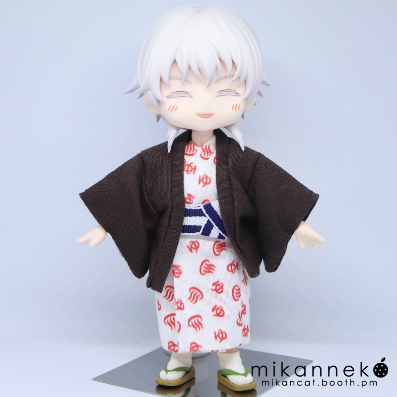 【再販予定あり】1/12サイズ用 温泉柄 旅館の浴衣 セット