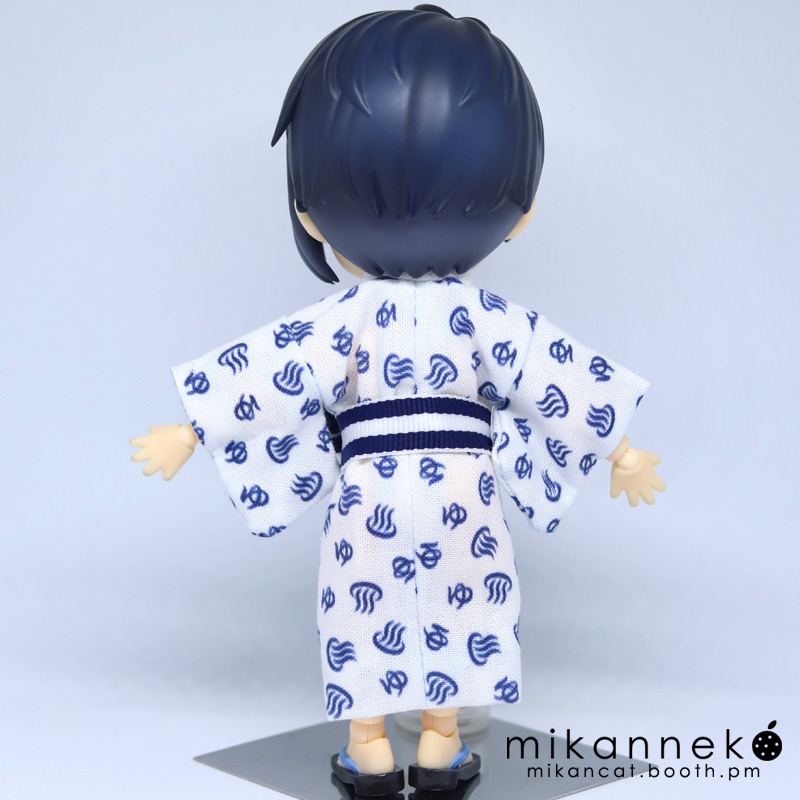 【再販予定あり】1/12サイズ用 温泉柄 旅館の浴衣 セット