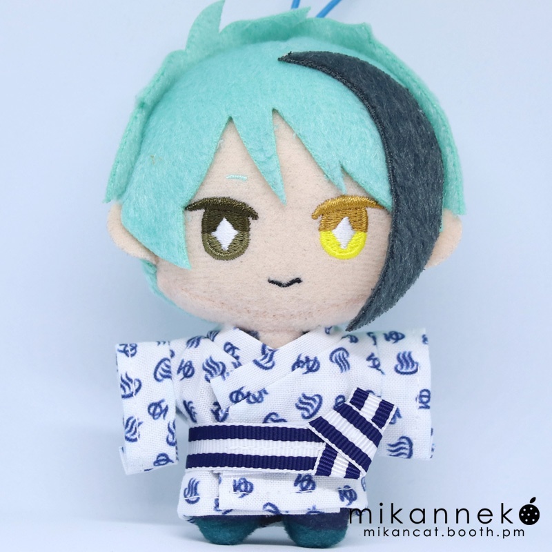 10cmサイズ用 ぬい服 温泉柄 旅館の浴衣 セット