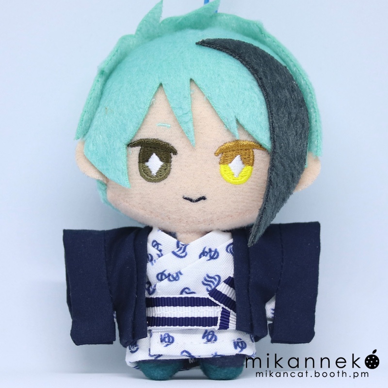 10cmサイズ用 ぬい服 温泉柄 旅館の浴衣 セット