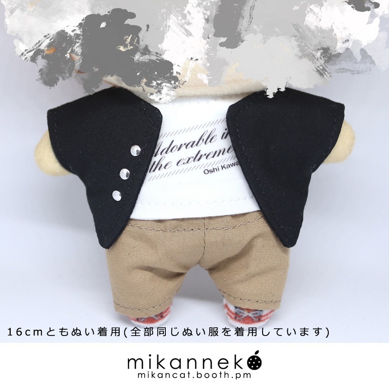 14cm/15cm/16cm Simple Jacket Print T-shirt