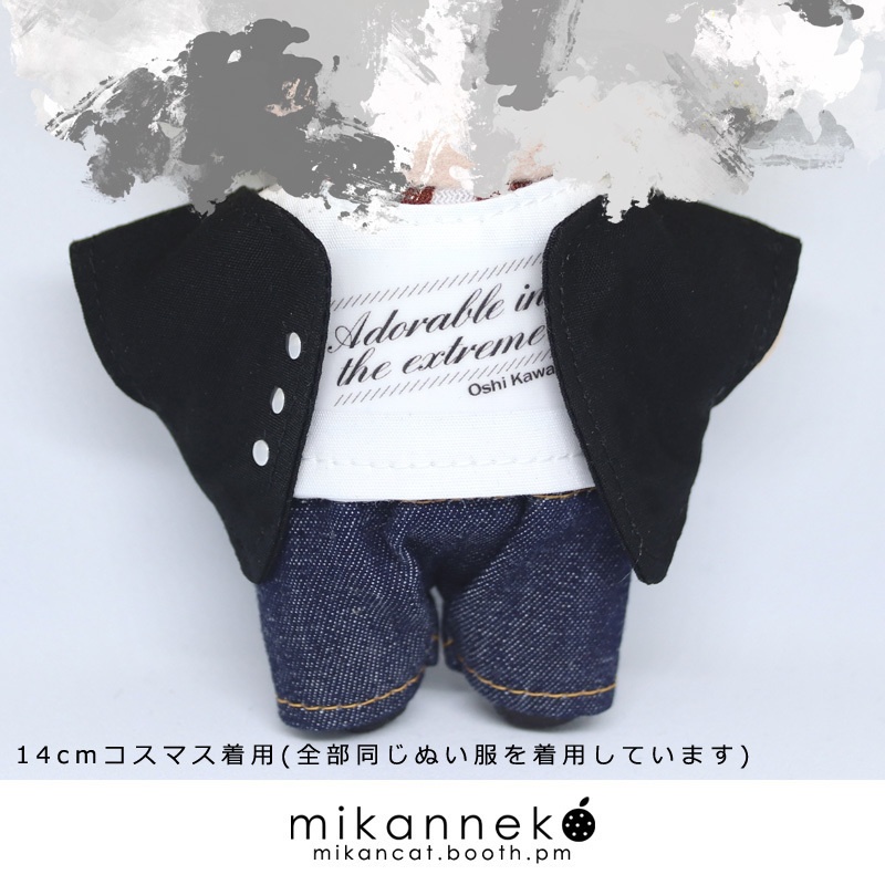 14cm/15cm/16cm Simple Jacket Print T-shirt