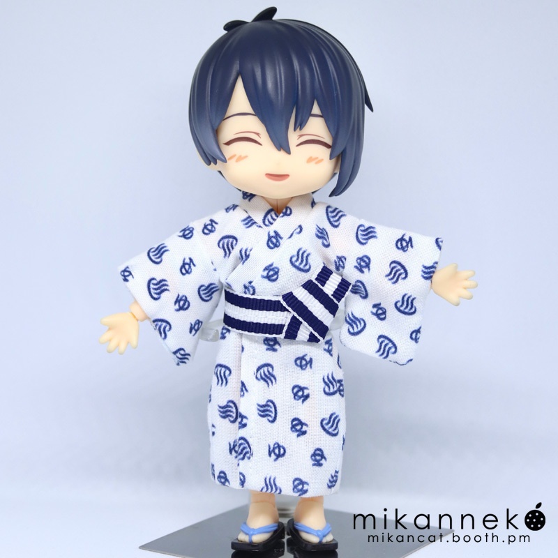 【8/22 22:00-】ねんどろいどどーる用 温泉柄 旅館の浴衣 セット