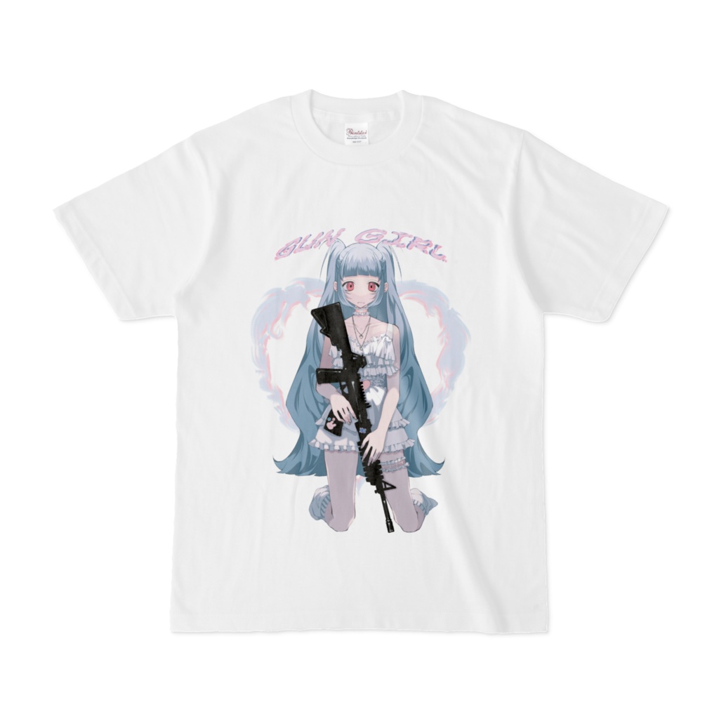 銃系女子Tシャツ
