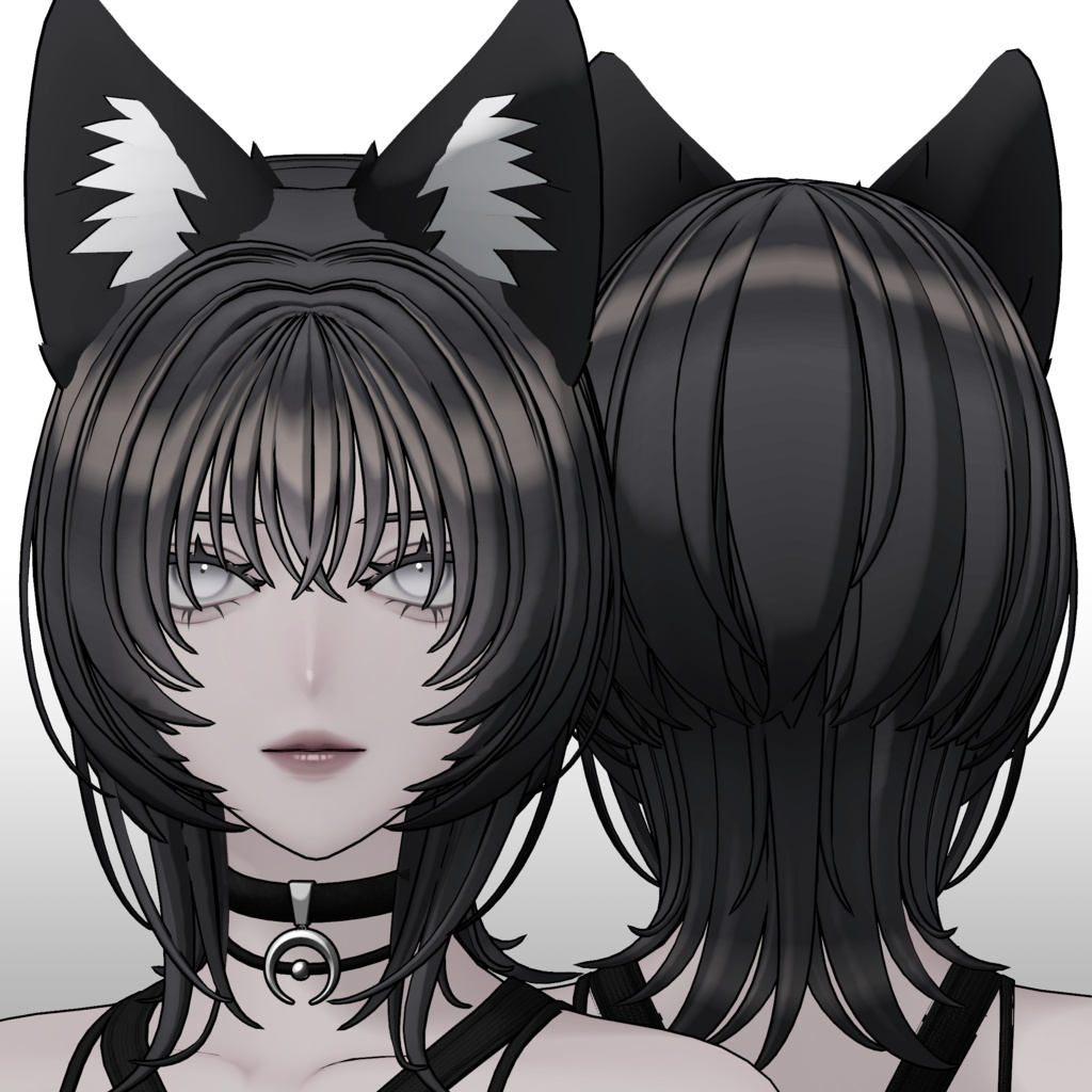 【Artemis対応】ウルフヘア+狼耳