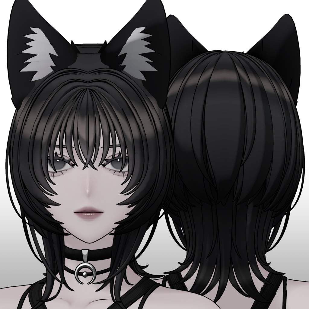 【Artemis対応】ウルフヘア+狼耳