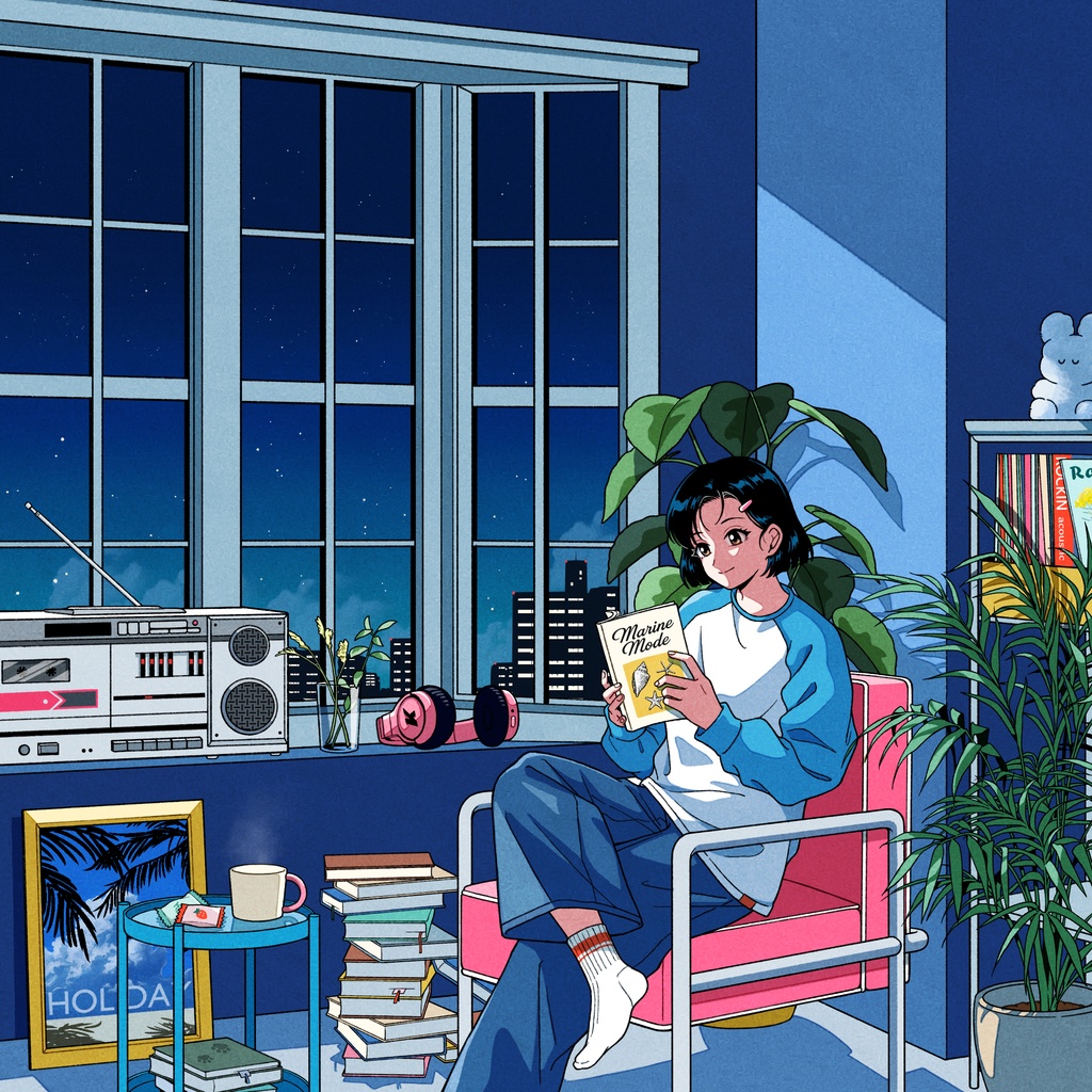 イラストカード［Night］