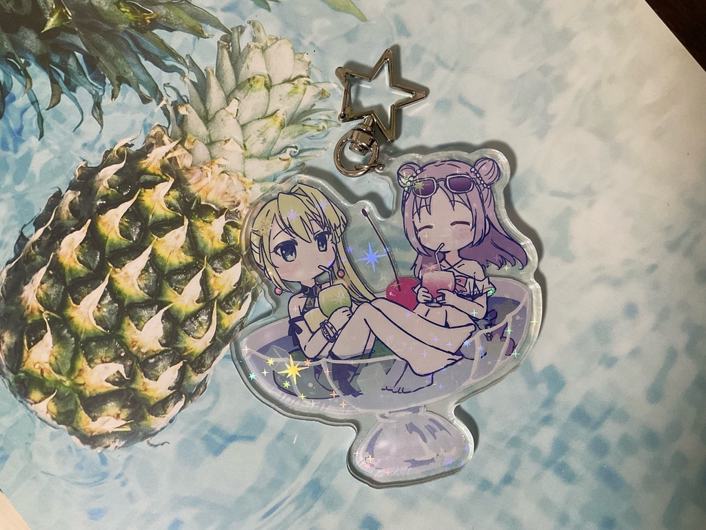 アリかりバカンスアクキー