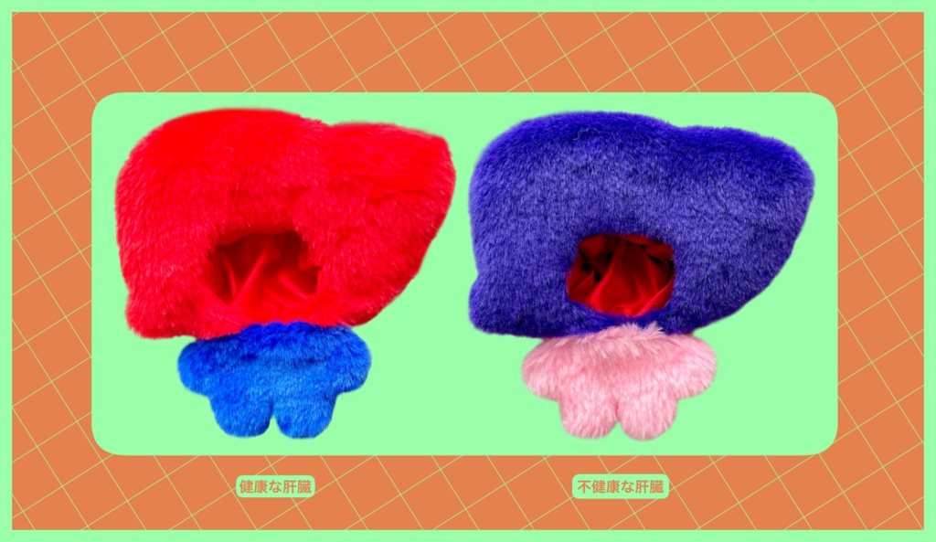肝臓の着ぐるみ