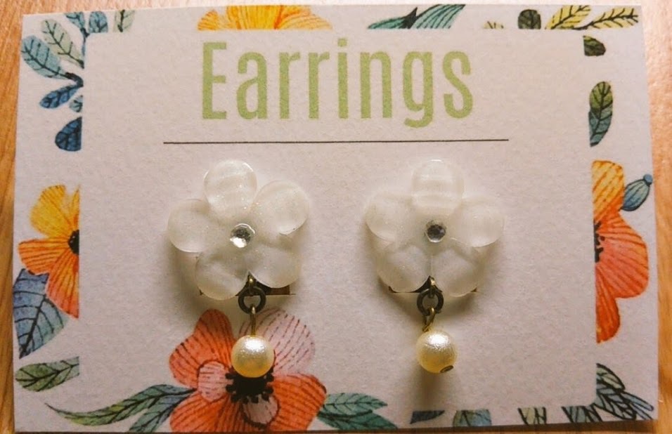 フラワーイヤリング