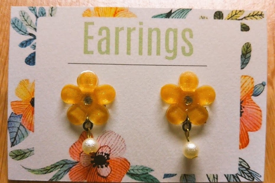 フラワーイヤリング