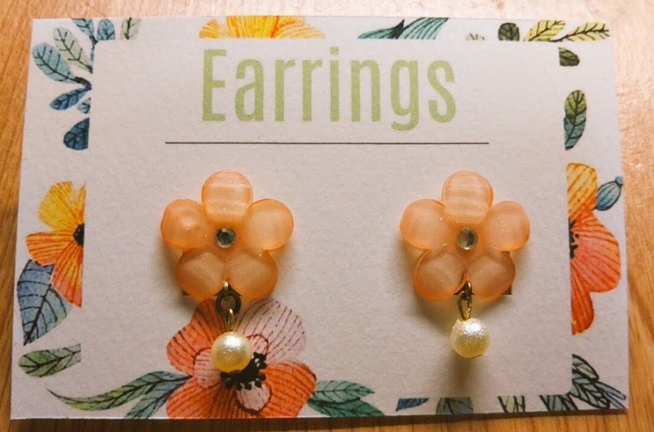 フラワーイヤリング