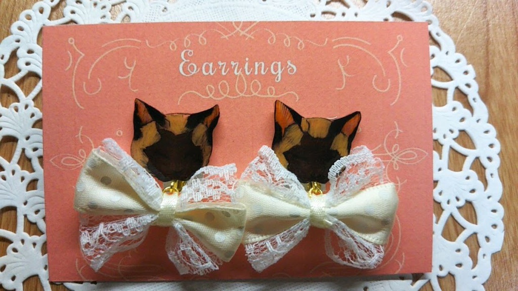 にゃんこイヤリング