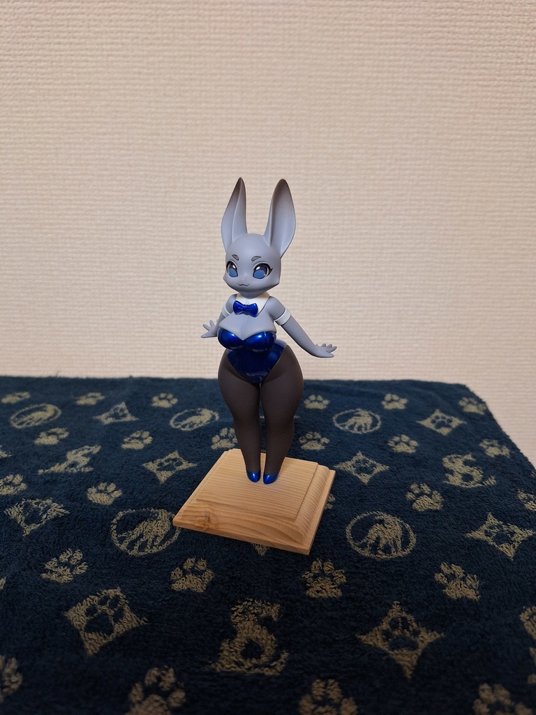 完成品　うさバニーちゃんver2　Painted Bunny 