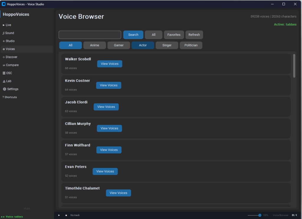 HoppoVoices - Voice Studio (for cvoice.ai) Windows version
