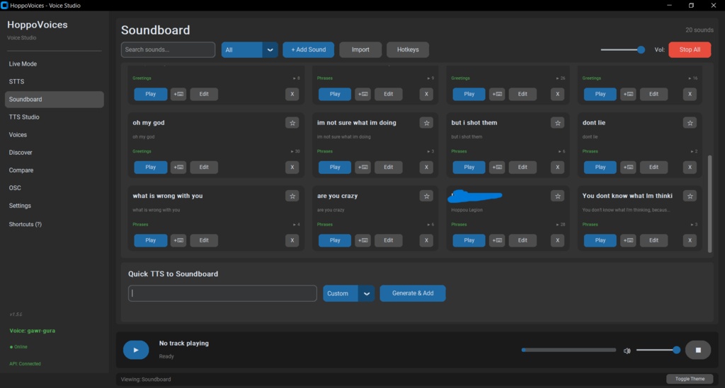 HoppoVoices - Voice Studio (for cvoice.ai) Windows version