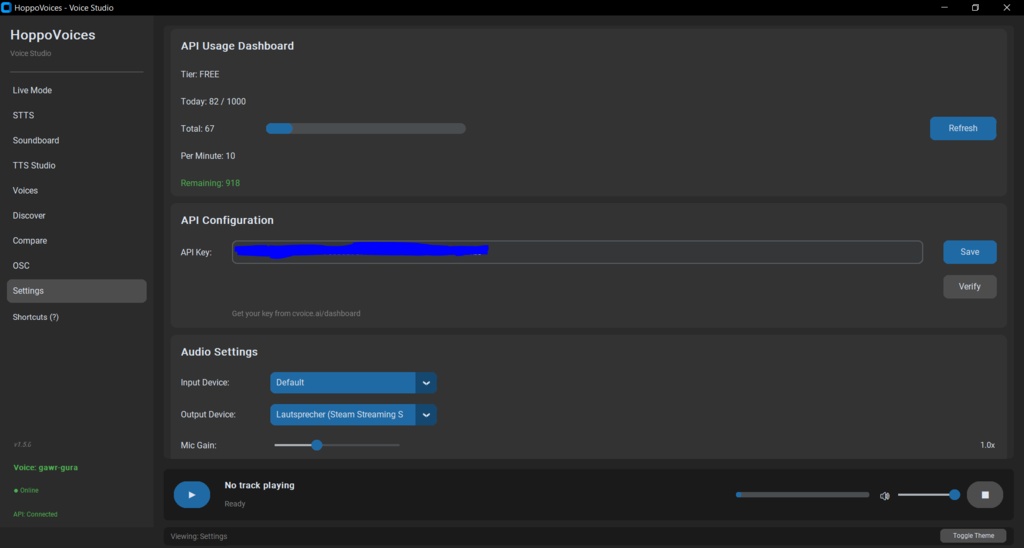 HoppoVoices - Voice Studio (for cvoice.ai) Windows version