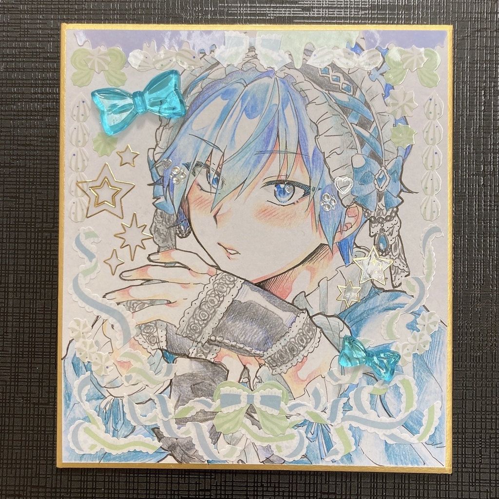 アナログ色紙