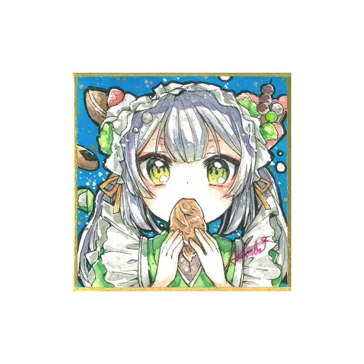 ミニ色紙原画