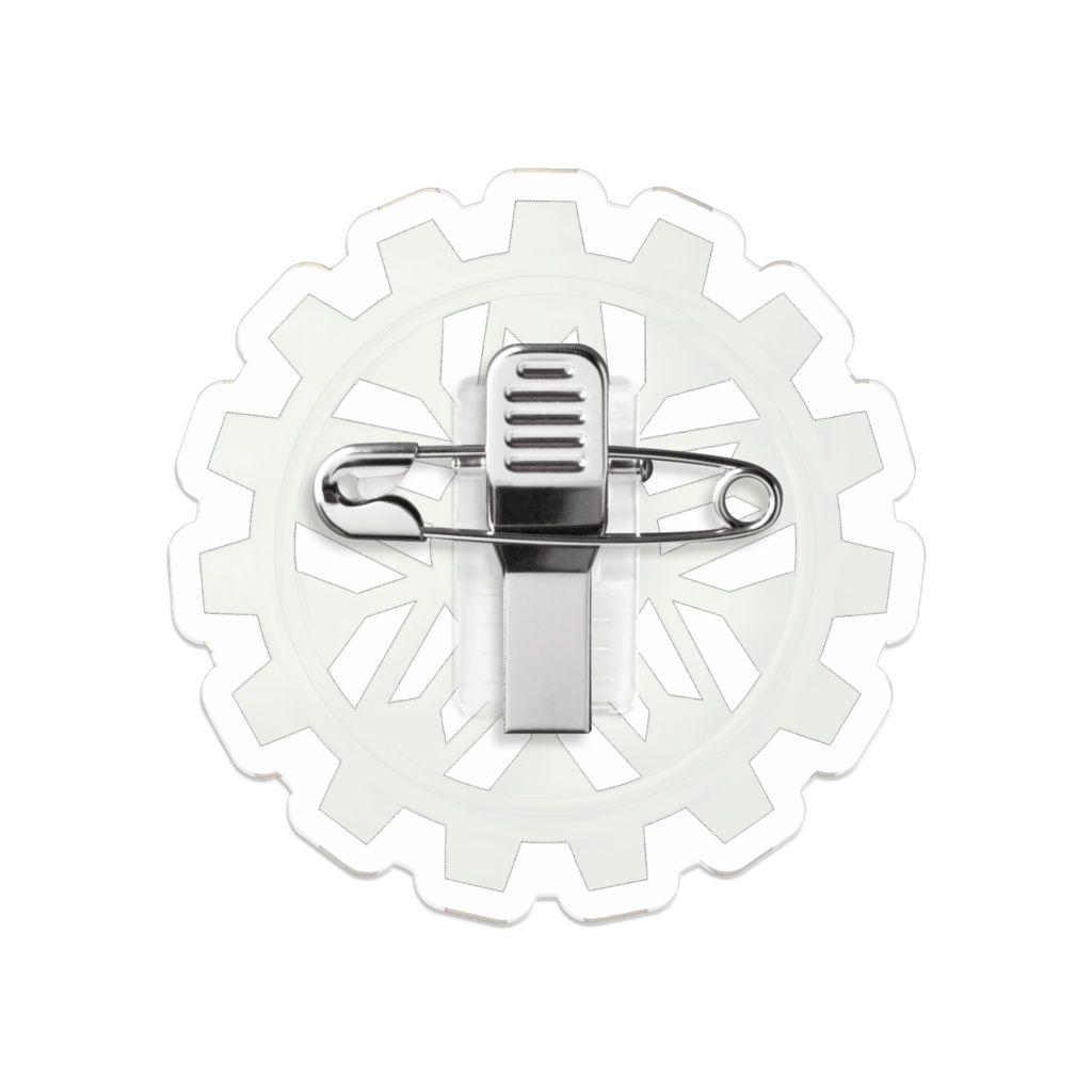 覚醒の歯車風アクリルバッジ