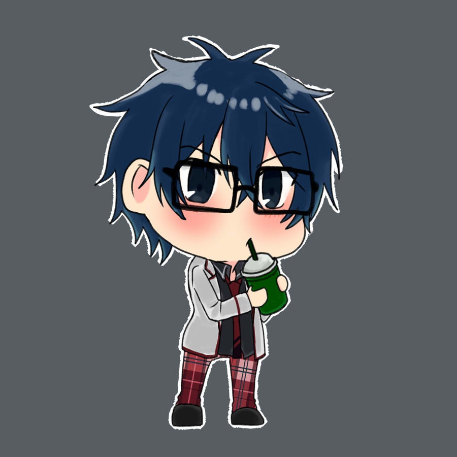 ドリアリシリーズアクキー 浅葱