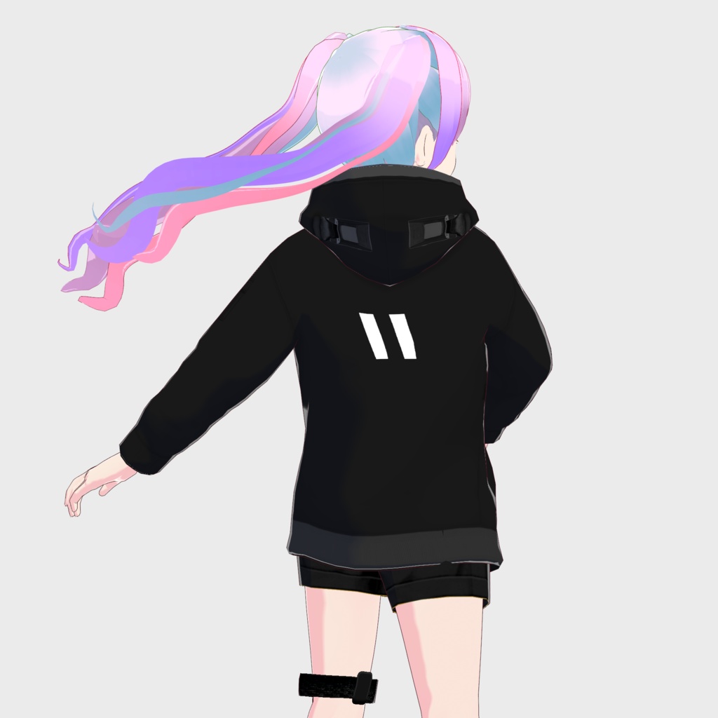 【Vroid】ミリタリー風パーカー【テクスチャ】