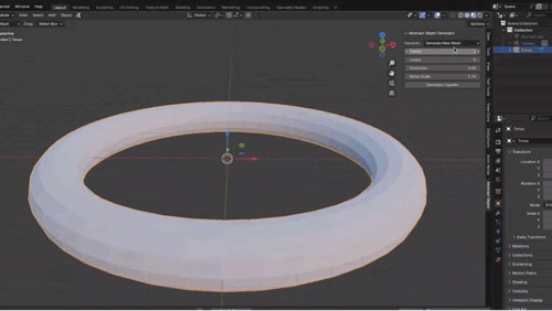 無料版あり / Y2K Abstract Object Generator【Blender Addon】