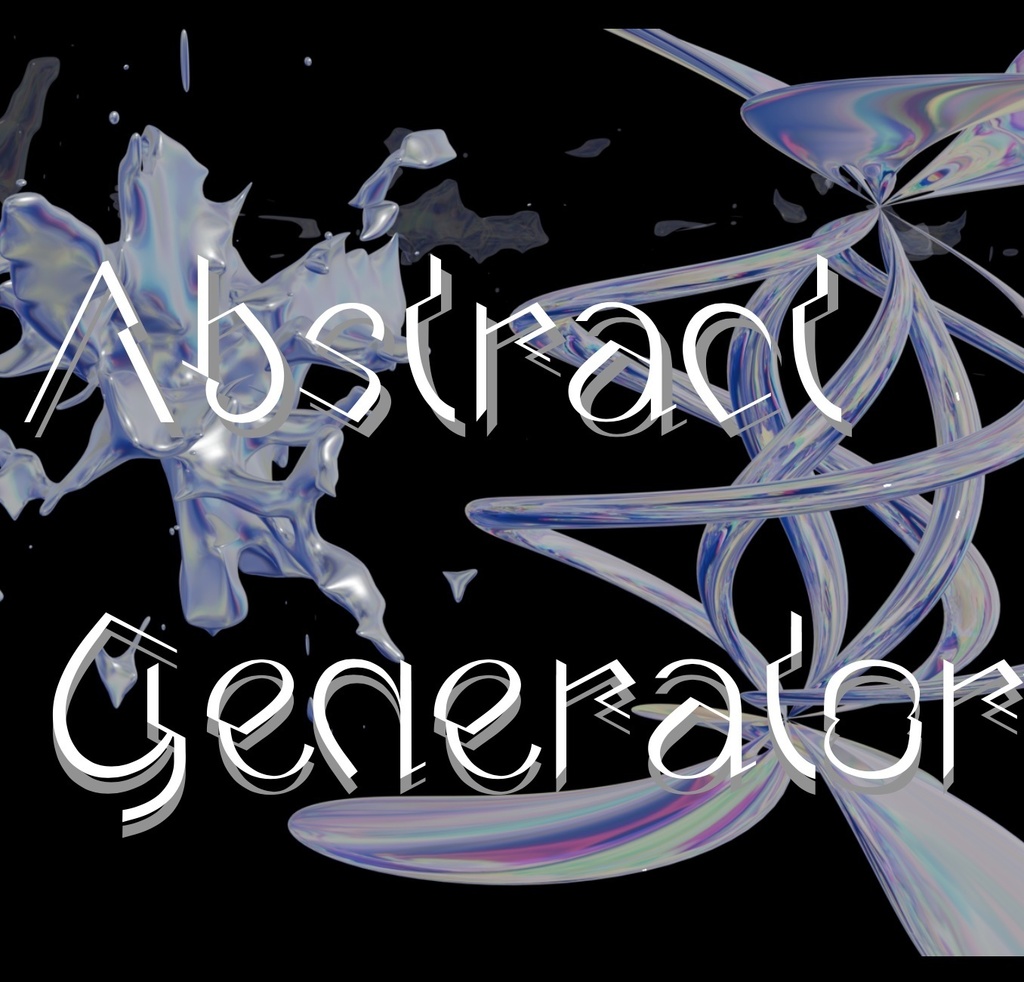 無料版あり / Y2K Abstract Object Generator【Blender Addon】