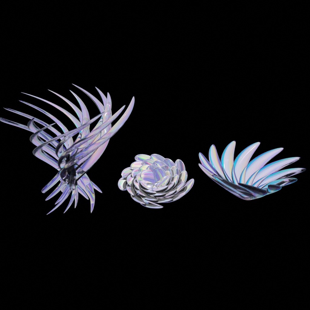 無料版あり / Y2K Flower Generator【Blender Addon】