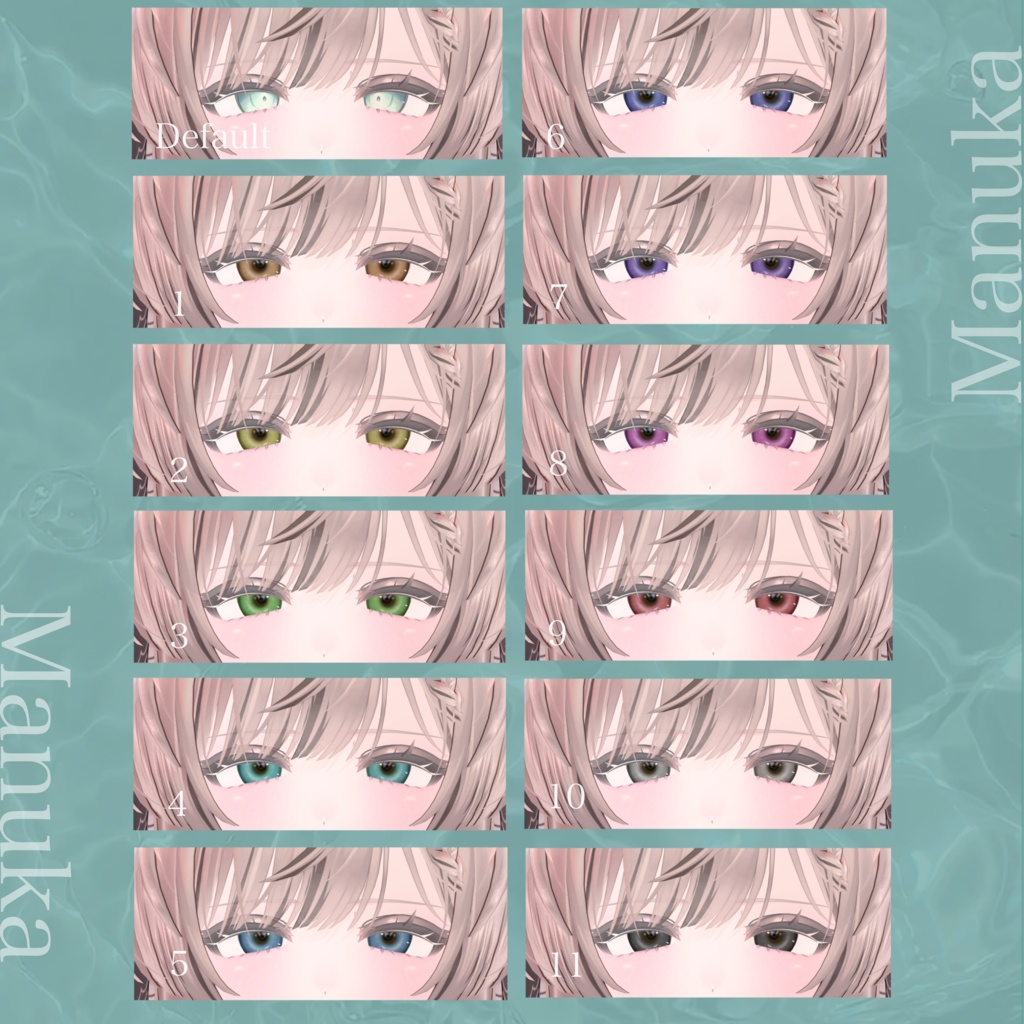 24時間限定SALE中✨【14avatar対応】Uranus-Real eye texture-