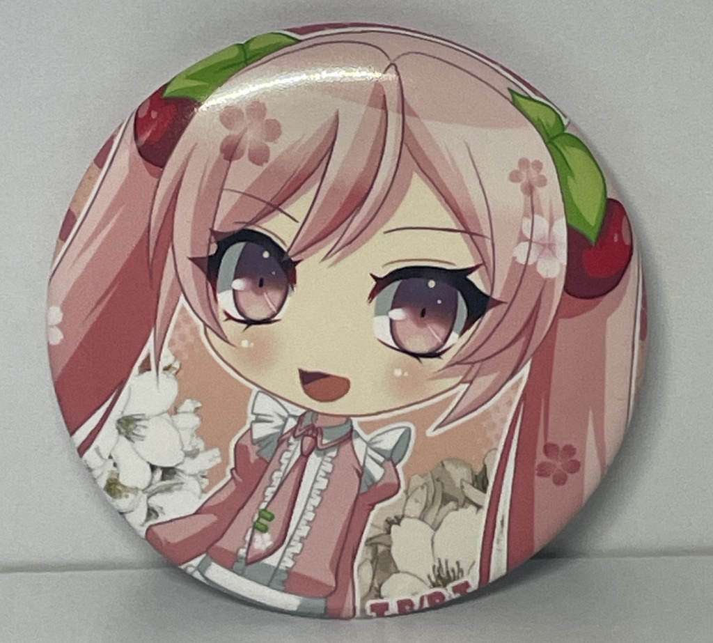 桜ミクメイド缶バッジ