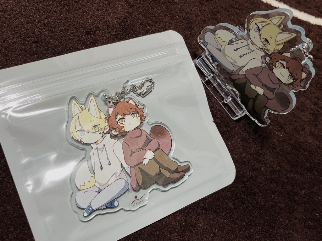 喜壱くんとタヅキくんアクキー