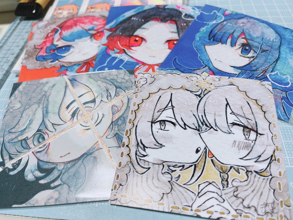 スクエアイラストカード