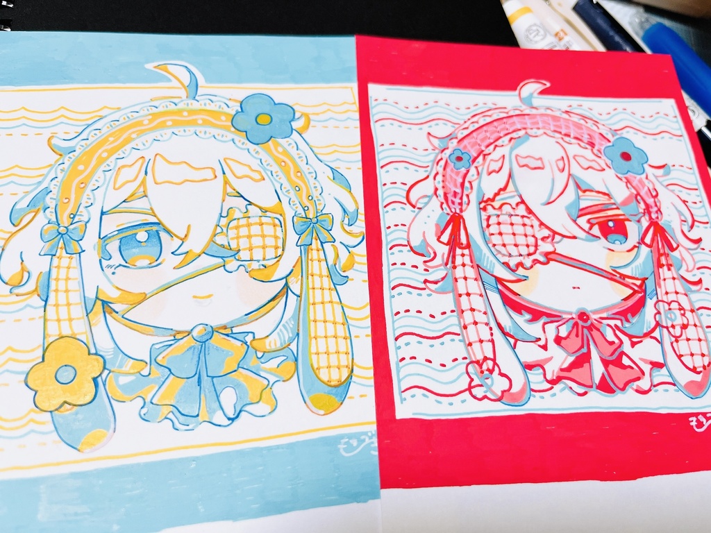 スクエア原画2種