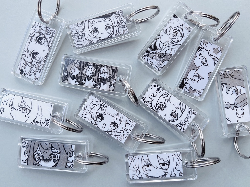 原画キーホルダー11種