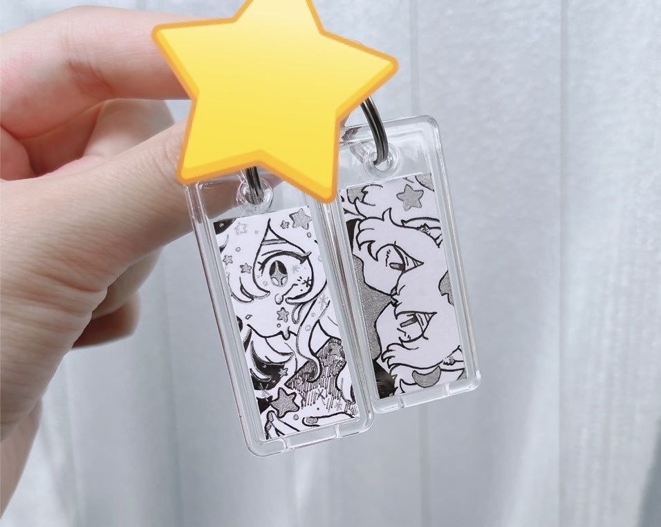 原画キーホルダー11種