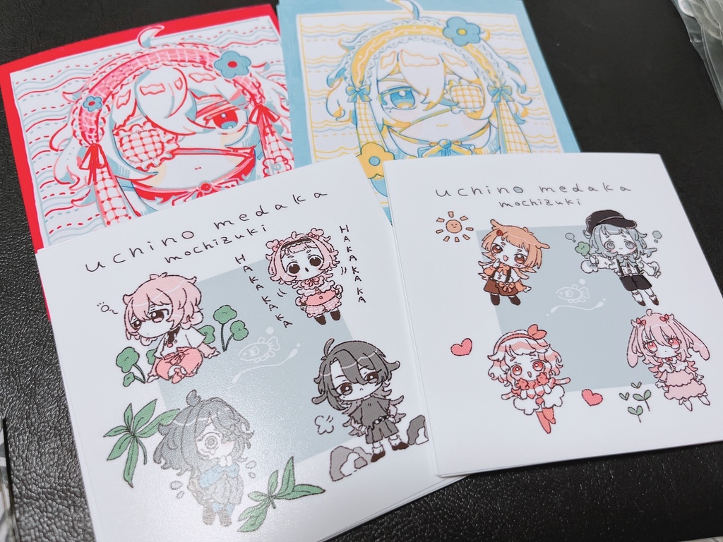 スクエアイラストカード【4種】