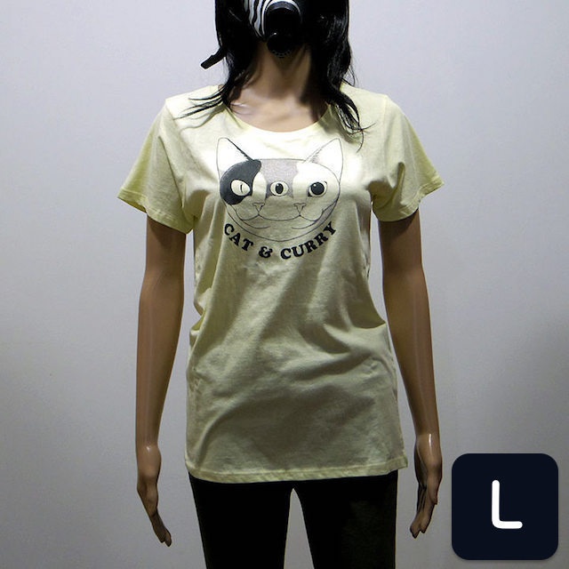 Tシャツ (CAT & CURRY) white