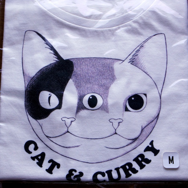 Tシャツ (CAT & CURRY) white