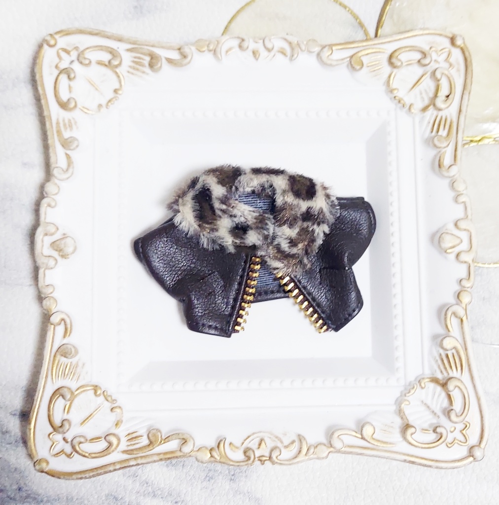 ファー付きレザージャケット