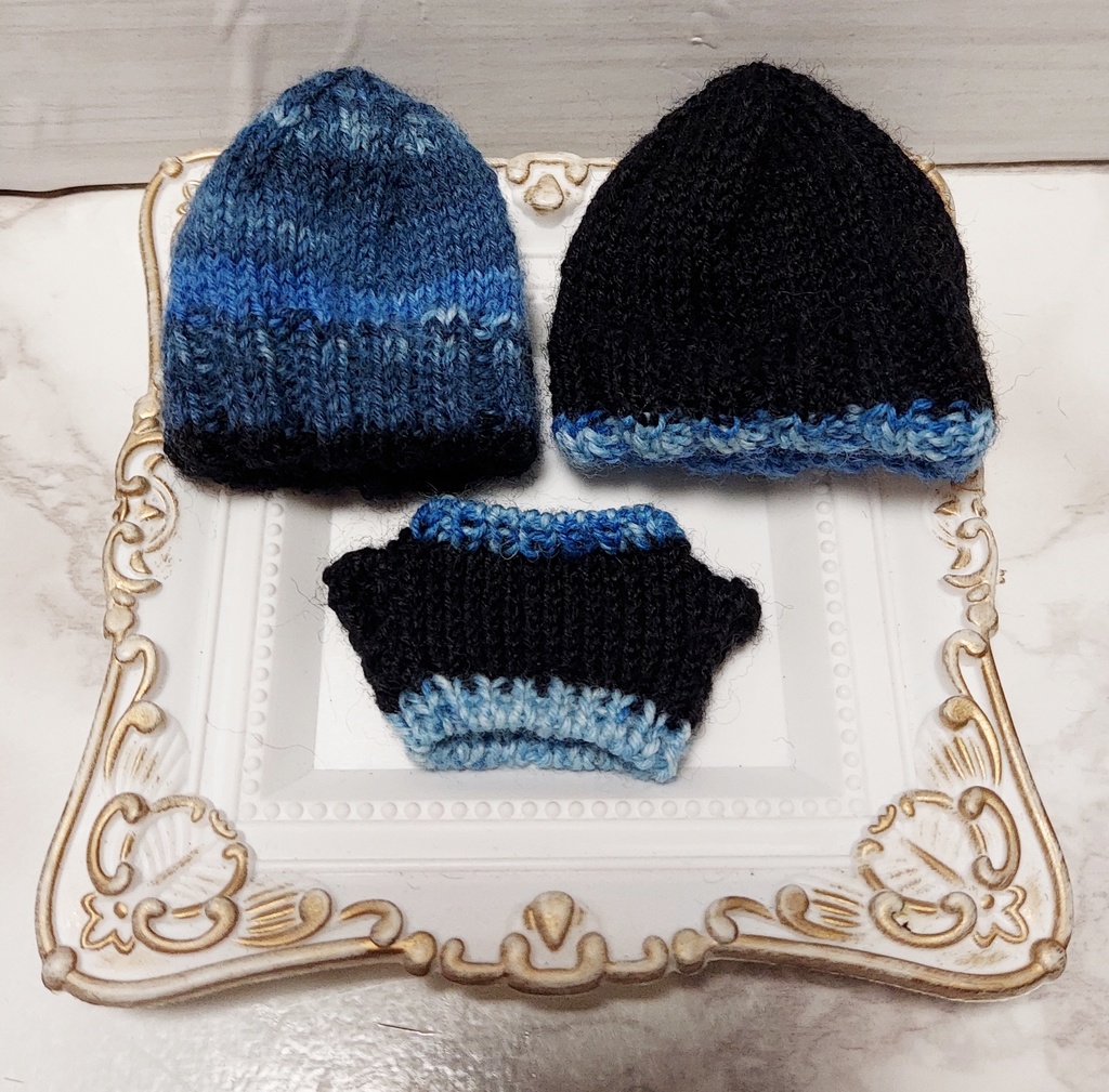 2wayニット帽&セーターSET