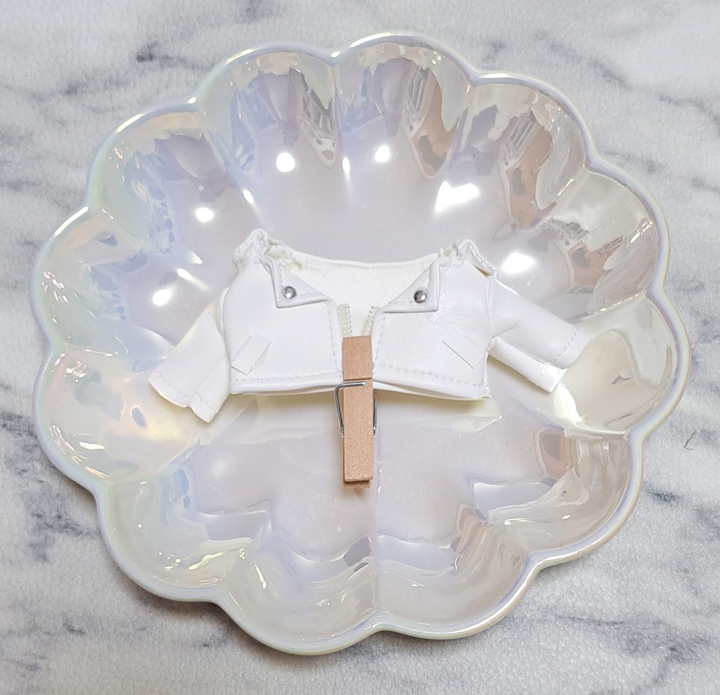 【13cm】襟付きレザージャケット