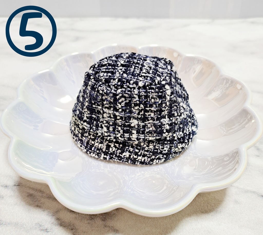 【10cm】ツイードバケットハット