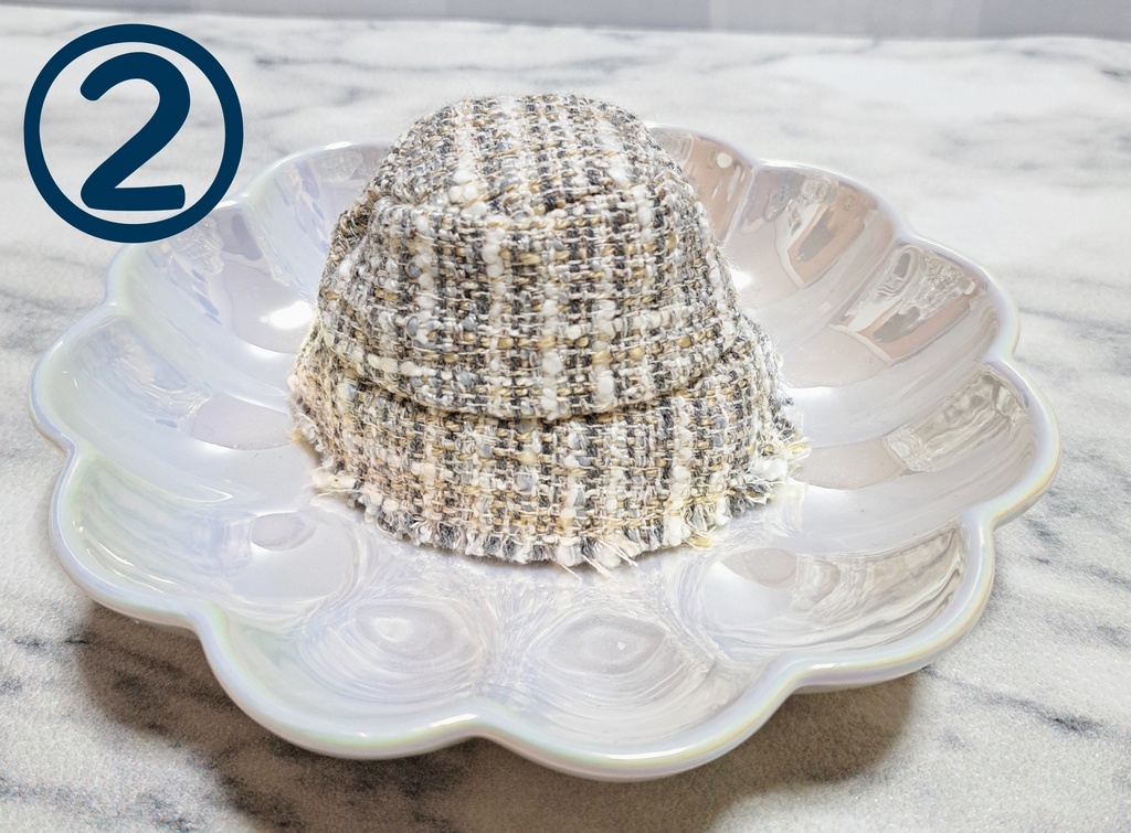 【10cm】ダメージツイードハット