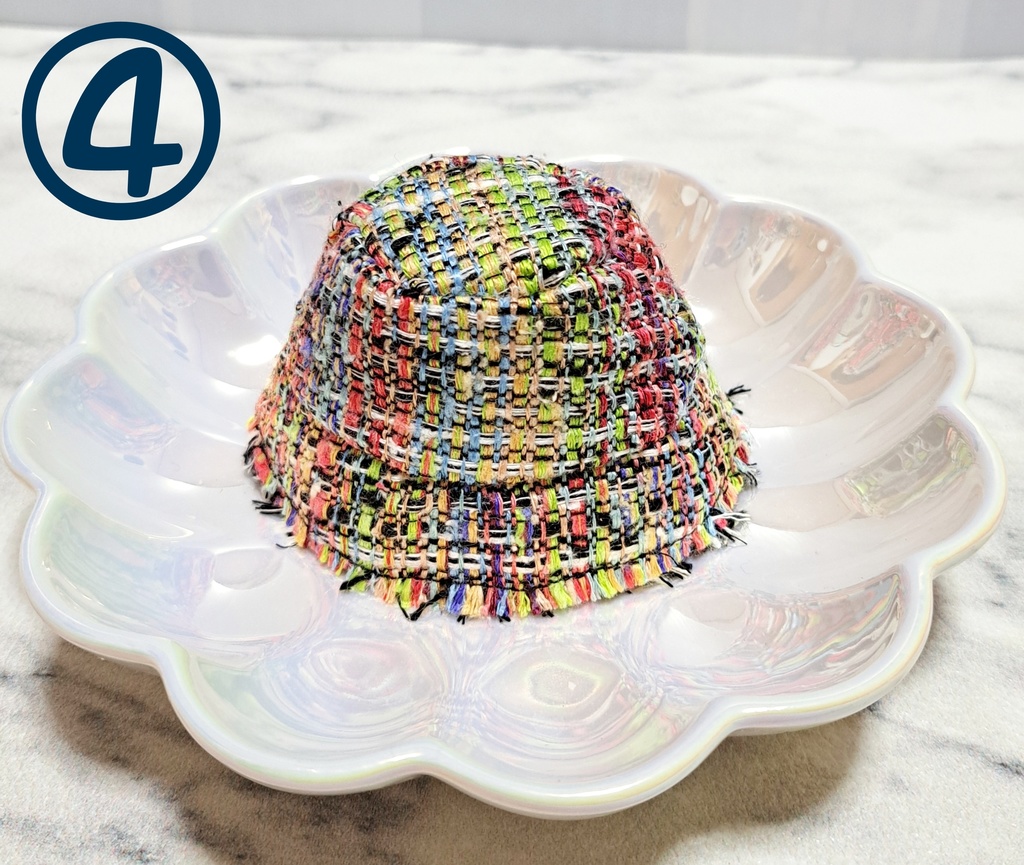 【10cm】ダメージツイードハット