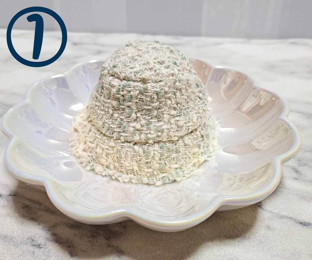 【10cm】ダメージツイードハット