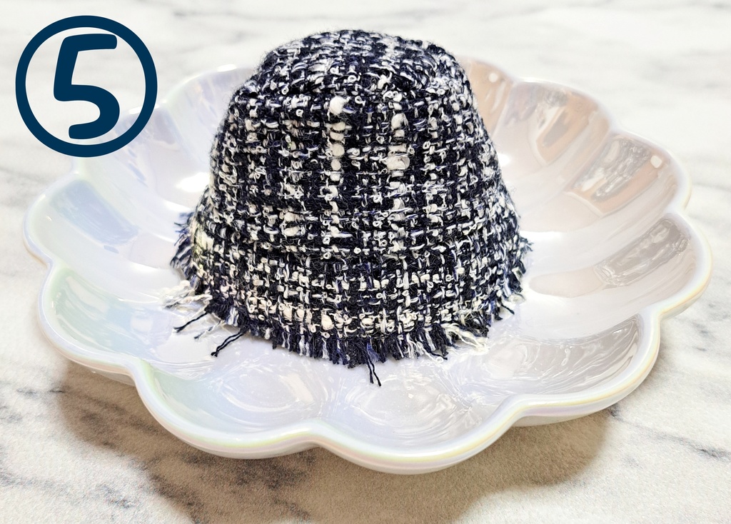 【10cm】ダメージツイードハット