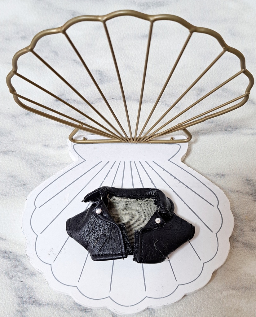 【10cm】襟付きライダースジャケット