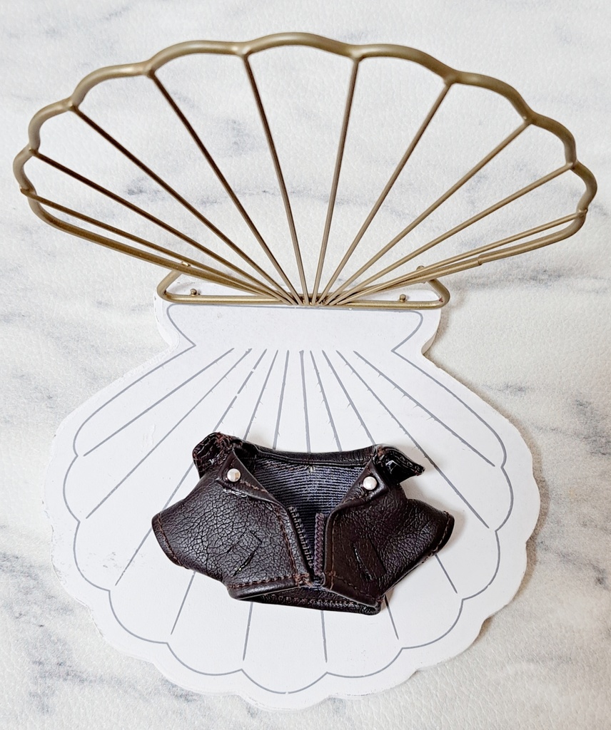 【10cm】襟付きライダースジャケット