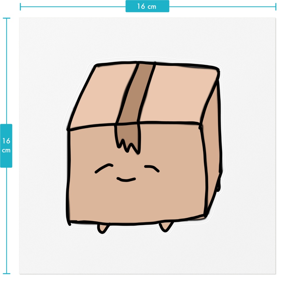 ステッカー(ダンボールくん)